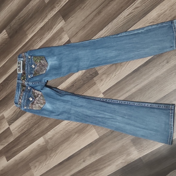 Grace Jeans Size 27' Inseam 31' Camo Distressed - Picture 6 of 6